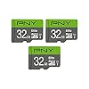 PNY-32GB-Elite-Class-10-U1-MicroSDHC-Flash-Memory-Card-3-Pack-32GB-3-Pack PNY 32GB Elite Class 10 U1 microSDHC Flash Memory Card 3-Pack - 100MB/s, Class 10, U1, Full HD, UHS-I, micro SD