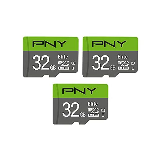 PNY 32 GB Elite Class 10 U1 MicroSDHC Cartão de Memória Flash Pacote com 3, 32 GB Pacote com 3