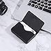 MaxGear Business Card Holder Leather Pocket Business Card Case Professional Portable Business Cards Wallets with Magnetic Shut for Men and Women, RFID-Blocking, Black