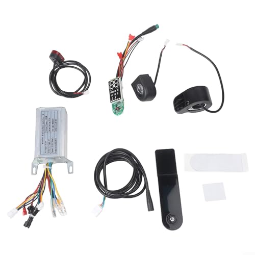 Elektroroller-Controller-Set 36V 350W mit Armaturenbrett Beschleunigung LED-Display App-Steuerung und Bremsenergierückgewinnung Kompatibel mit E-Scooter Modellen