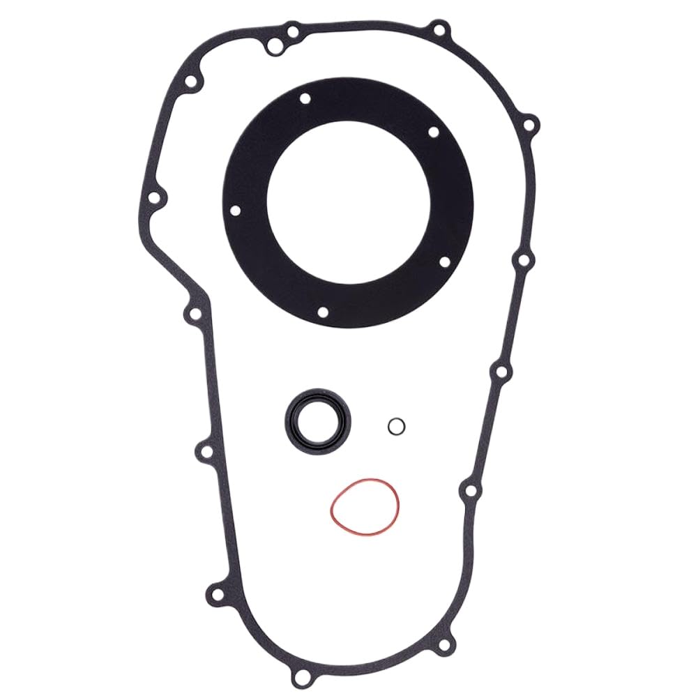 Motorcycle Clutch Primary Cover Gasket Kit Compatible with CVO Electra Ultra Limited FLHTKSE Road FLTRX JGI-25700378-K