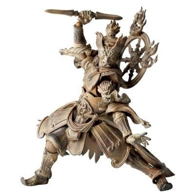 TAKEYA フィギュア 竹谷隆之 リボルテック　増長天 Amazon.co.jp: 仏像フィギュア リボルテックタケヤ 増長天木彫版 竹谷