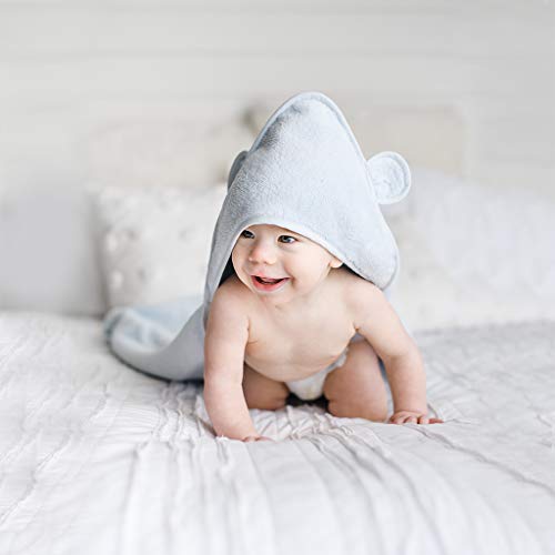 Natemia Organic Hooded Baby Towel – Ultra Soft And Absorbent Cloud Touch Cotton Hooded Bath Towels For Babies, Toddlers #TOP2