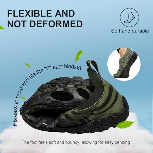 Image of Voyabarefoot Shoes for Women Men 2026 Upgrade Wide Toe Box Barefoot Hiking Sandals,Non-Slip Adjustable Water Shoes for Beach Walking Travel, Comfortable Slip On Walking Shoes