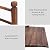 5ft Arched Garden Bridge, Carbonized Wood Footbridge with Safety Side Rails, Decorative Landscape Bridge for Pond, Backyard, and Creek Walkway, 500lbs Capacity, Rustic Brown