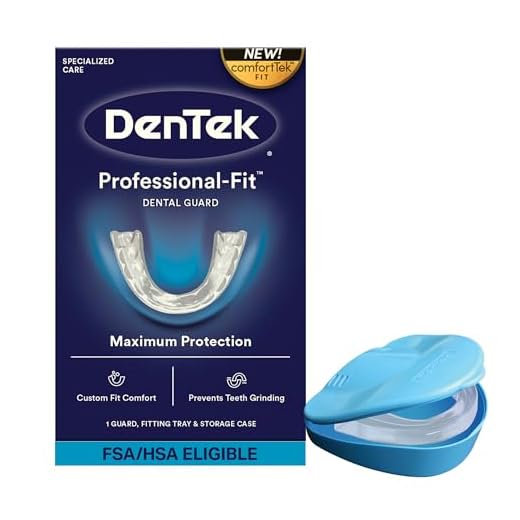 DenTek Professional-Fit Dental Guard, Mouth Guard for Grinding Teeth at Night, 1 Count