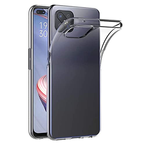 E-Hamii Funda Compatible con OPPO Reno 4Z(5G),[Protección Avanzada contra Caídas, HD Clear y Air Cushion Safeguard] TPU Transparente a Prueba de Golpes para OPPO Reno 4Z(5G) Cover