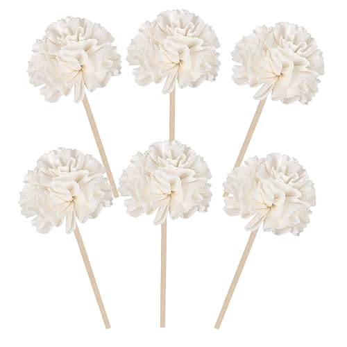 GLEAVI 6pcs Diffuser Sticks Natural Rattan Reeds for Fragrance for Home Office Yoga and More