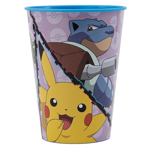 Stor WIEDERVERWENDBARER KINDERBECHER AUS BPA-FREIEM KUNSTSTOFF 260 ML | POKEMON DISTORSION 9.7 cm.*7.6 cm.*7.6 cm Bunt