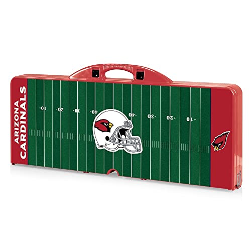 Image of Picnic TIME NFL Football Field Folding Picnic Table, Camping Table, Outdoor Table with Umbrella Hole