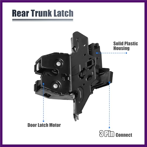 Image of Rear Door Liftgate Tailgate Lock Trunk Latch Actuator for Chevrolet Trax Tahoe Suburban for GMC Yukon XL for Buick Encore 2015-2019 Replace 13515944 13508110 Premium Fit Design