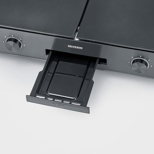 SEVERIN PG 8569 SUAVE Piastra per grigliare professionale extra large, Temperatura fino a 240°, Potenza 2.200 W - immagine 5