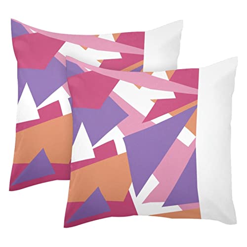 Housse de coussin lombaire pour soulager le dos canapé lit triangle rose