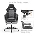 STAPLES Emerge Vector Luxura Faux Leather Gaming Chair, Black & Gray