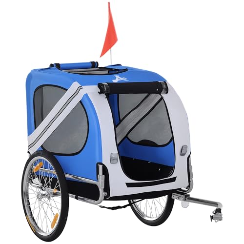 Aosom Dog Bike Trailer, Pet Wagon Bicycle Trailer...