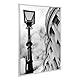 QWORK® Aluminium Bilderrahmen 42 x 59,4 cm (A2) Silber Matt - Bruchsicherem Acrylglas - für Portraits, Puzzles, Poster, Urkunden