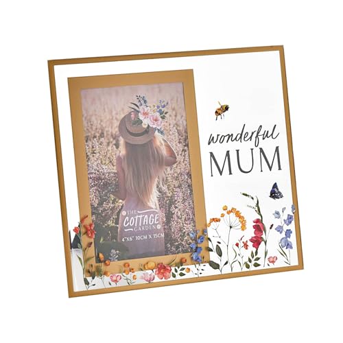 Widdop and Co The Cottage Garden Glass Frame 4 x 6 Wonderful Mum