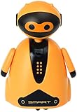 🔥INDUKTIVER MINI-ROBOTER: Das Mini-Roboterspielzeug verfügt über einen optischen Sensor, sodass es die von jedem SCHWARZEN Markierungsstift gezeichnete SCHWARZE DICKE LINIE lesen kann.