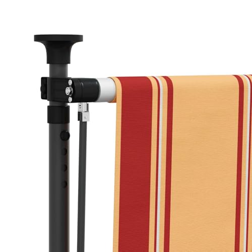 Store extérieur multicolore 120 x 270 cm polyester résistant intempéries