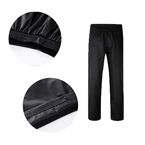 Traje impermeable para lluvia con capucha para hombre y mujer miniatura 6