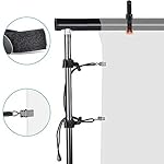 16Clips - 8Heavy Duty Spring Clips & 8Backdrop Clip Holders, Adjustable Elastic Nylon PhotoClips for Photography & Video Studio - Image 4