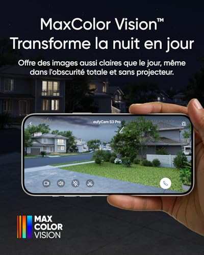 Kit de 4 caméras eufyCam S3 Pro - vue 3