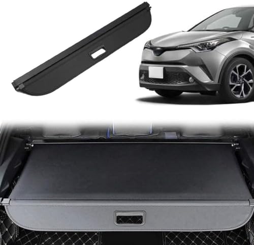 Cubreobjetos retráctil maletero Toyota C-HR 2016-2019: cubierta trasera extensible 2