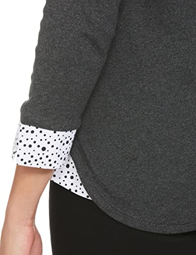 Image of Max Women Regular Fit Printed Layered Knit Top
