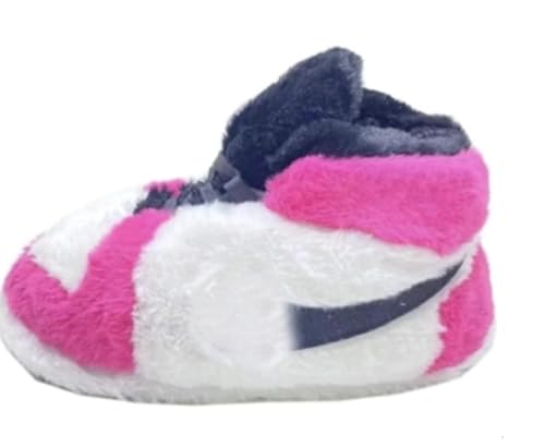 Image of Warm Furry Sneakers Slipper Comfy House Shoes Winter Plush Fuzzy Slipper Shoes For Women Men One Size Fits Most Fluffy Slides For Indoor Outdoor Bigfoot Gifts Houseshoes