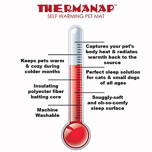 Furhaven Thermanap Self-Warming Cat Bed For Indoor Cats & Small Dogs, Washable & Reflects Body Heat - Quilted Faux Fur Reflective Bed Mat - Cream, Small #TOP6