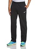  Nike Club Swoosh Men's Fleece Sweatpants Pants Classic Fit, Medium - Black/White