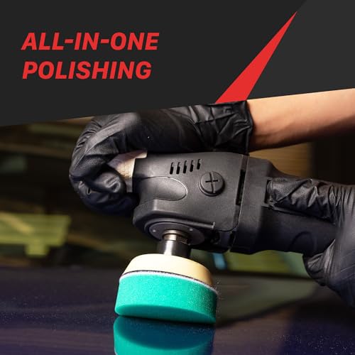 Image of Maxshine 1 inch Hook & Loop Foam Polishing Pads Kit | 6-Piece Set Includes Cutting, Polishing & Finishing Pads (2 Each) | Spot Polishing Pads for Tiny Areas, Car Detailing & Paint Correction