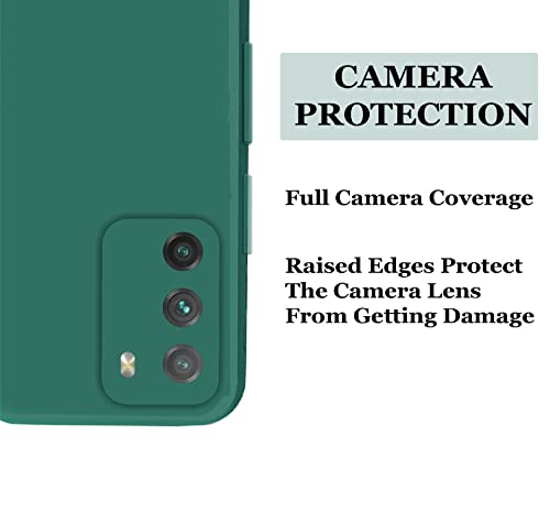 Image of A rtistque Back Cover Case for Poco M3 with Camera Protection | Shockproof TPU | Stylish Protective Design | Slim Fit | Ultra Matte | Poco M3 Back Cover - Green