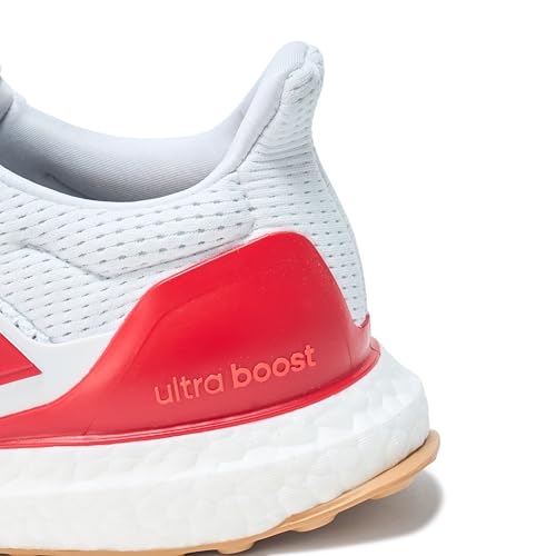 adidas Men's Ultraboost 1.0, White/Better Scarlet/Gum, 134