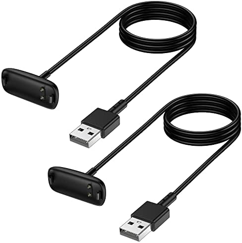 Mixblu Charger Cable Replacement for Fitbit Inspire 3 (2 Pack/3.3Ft)