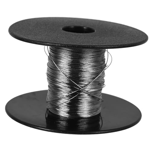 JECOMPRIS Frame Hanging Rope 100m Stainless Steel Cable for DIY Picture Frame Cord Hanging Cord Aluminum Sleeves Indoor Outdoor Use