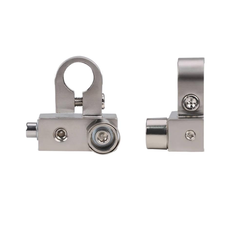 Terminal lateral de latón macizo con collar adaptador para cables de 0, 2, 4 y 8 AWG