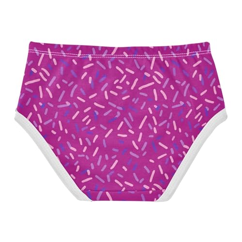 Bright Bar s Pink Purple Girls Underwear Toddlers 2t Cotton Panties Little Girl Fun Briefs Underpants2