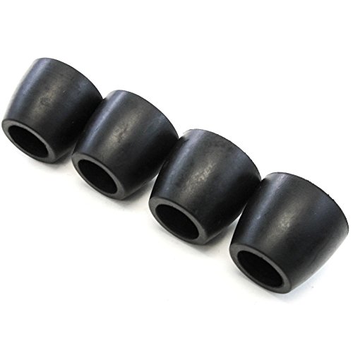 Red Hound Auto 4 Rubber Bumper For Trailer Compatible With Ramp Door Truck 2 Inches Thick Cone Replacement Cargo Stop #TOP1