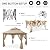 ABCCANOPY Pop Up Gazebo 13x13 - Outdoor Canopy Tent with Mosquito Netting for Patio Garden Backyard (Khaki)