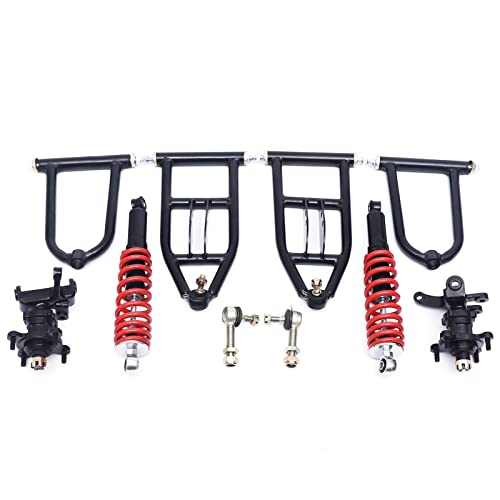New Go Kart Frames,Upper & Lower Swingarm & Suspension Shock Kit For DIY Buggy electric ATV Quad Bike Buggy Go Kart Parts 340mm
