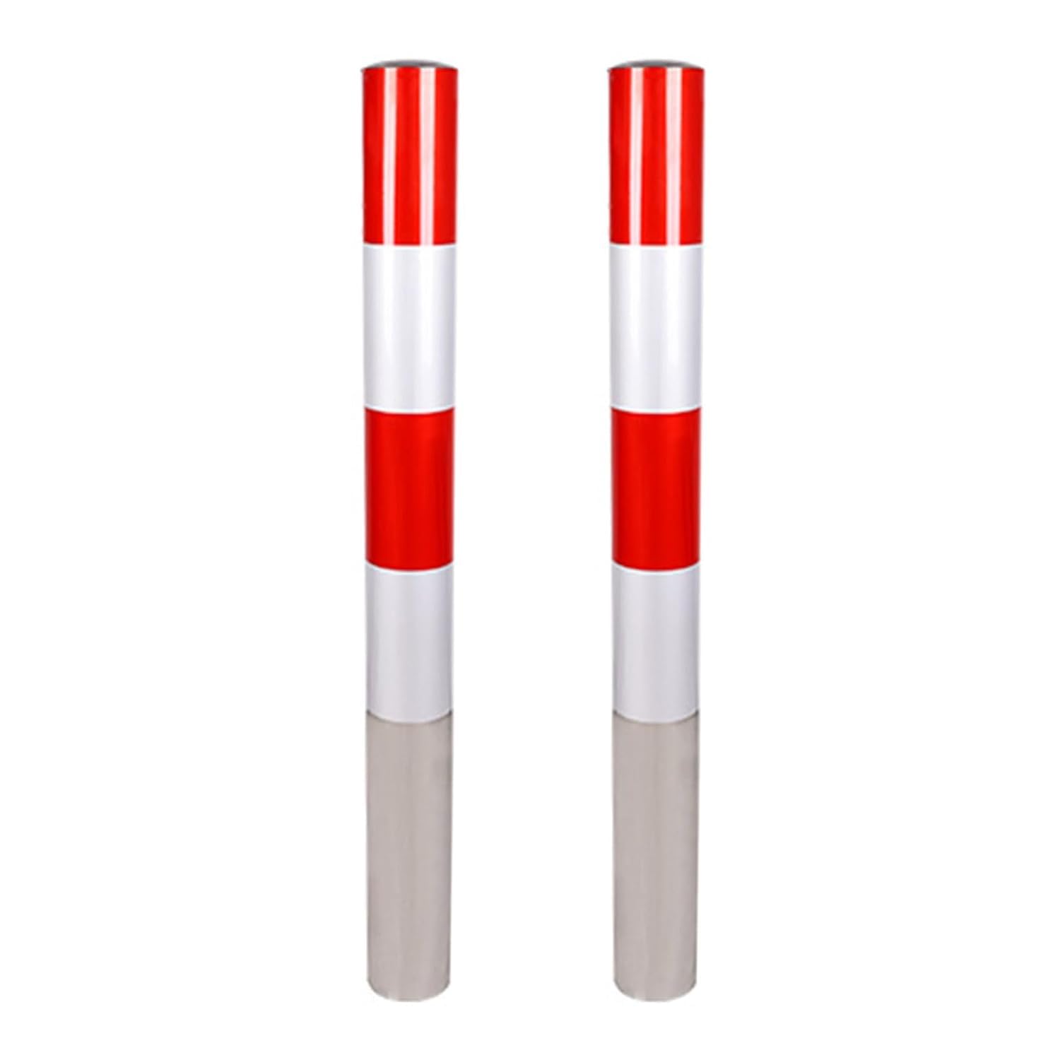 YNBSHGAA Reflective Parking Bollards for Enhanced Traffic Safety in Garages and Lots,Red (2pcs)