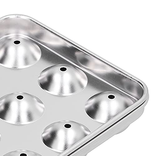 Bandeja redonda de acero inoxidable para hielo miniatura 7