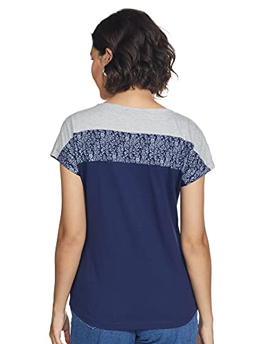 Image of Max Women Women Striped Round Neck T-Shirt