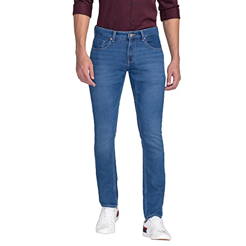 Image of Spykar Men's Slim Fit Low Rise Casual Jeans