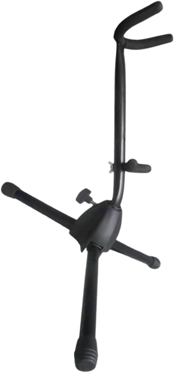 Portable Folding Tenor Saxophone Stand Bracket Stable Display Holder for Alto and Soprano Saxophones Soft Material Contact Points for Home and Performance Use