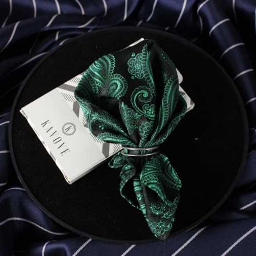 Image of Kovove The Paisley Treat Pocket Square For Men