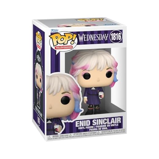 Funko Pop! TV: Wednesday - Enid - Merlina - Figura de Vinilo Coleccionable - Idea de Regalo - Mercancia Oficial - Juguetes para Niños y Adultos - TV Fans - Muñeco para Coleccionistas y Exposición