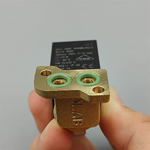 Électrovanne laiton 2 positions 3 voies normalement fermé eau chaude AC 220V