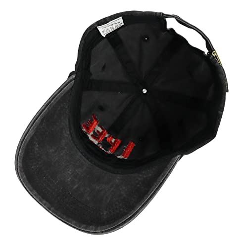 Image of Trucker Hats for Men Women, Funny Gag Gifts Joke, Classic Adjustable Mesh Baseball Cap Snapback Hat Black